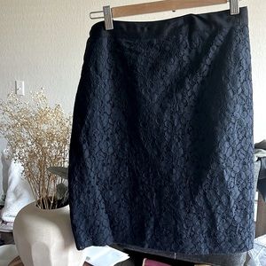 Jcrew perfect pencil navy skirt size 4